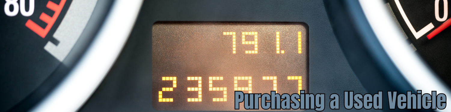 Section 9-3: Purchasing a Used Vehicle Banner